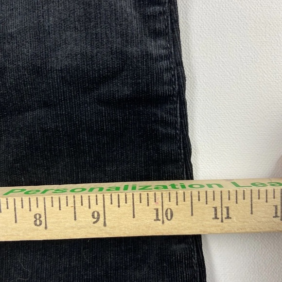 Bebe Black Velvet Cordoroy Bellbottom Bootcut Jeans Pants NEW Sz30x34 (sku44) - Picture 6 of 16